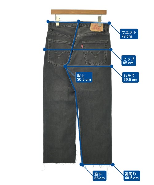 Levi's（リーバイス）デニムパンツ 黒 サイズ:31(M位) メンズ/2200691755052