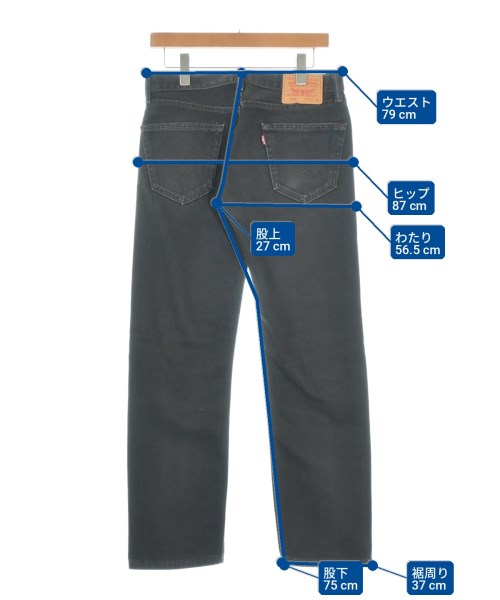 Levi's（リーバイス）デニムパンツ 黒 サイズ:30(M位) メンズ/2200697808097