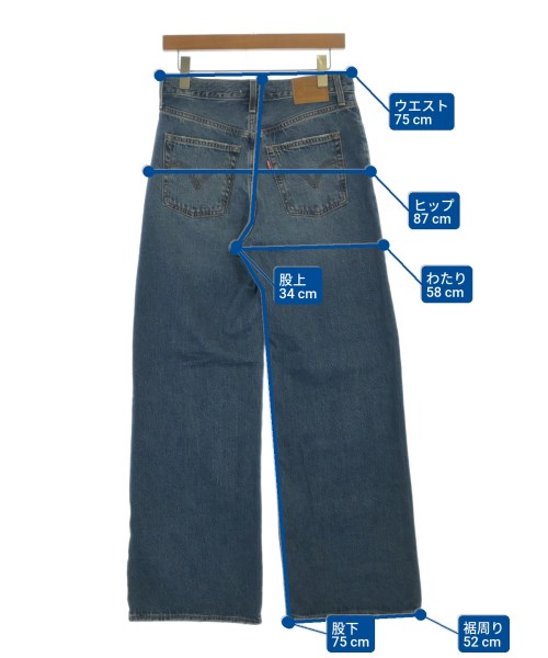 Levi's（リーバイス）デニムパンツ 青 サイズ:27(XS位) レディース/2200694116027
