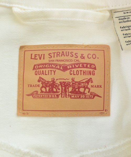 Levi's（リーバイス）デニムジャケット 白 サイズ:S レディース/2200698642010
