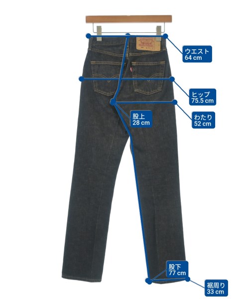 Levi's（リーバイス）デニムパンツ 黒 サイズ:25(S位) レディース/2200694592487