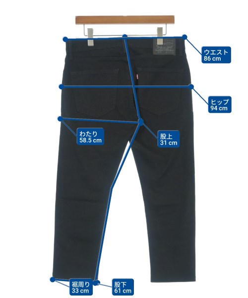 Levi's（リーバイス）デニムパンツ 黒 サイズ:33(L位) メンズ/2200695974022