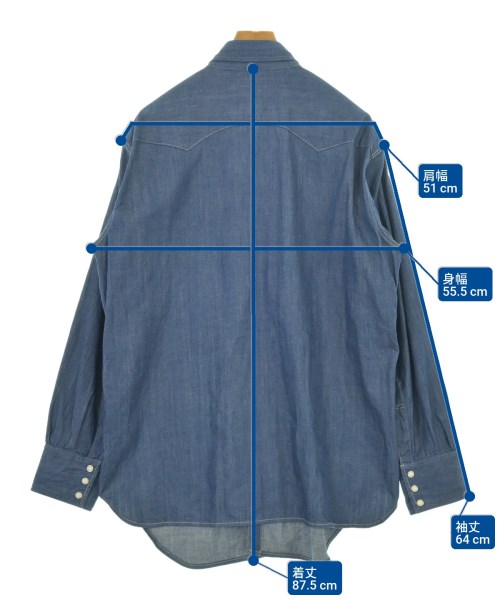 LEVI'S VINTAGE CLOTHING（リーバイスヴィンテージクロージング）カジュアルシャツ 青 サイズ:L メンズ/2200699970044