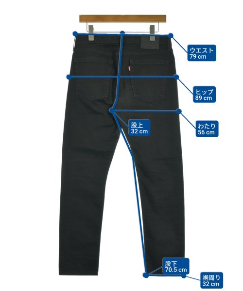 Levi's（リーバイス）デニムパンツ 黒 サイズ:31(M位) メンズ/2200700557158