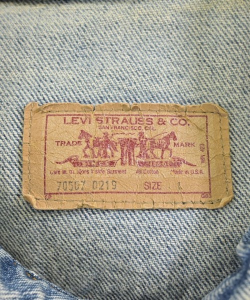 Levi's（リーバイス）デニムジャケット 青 サイズ:L メンズ/2200697497017