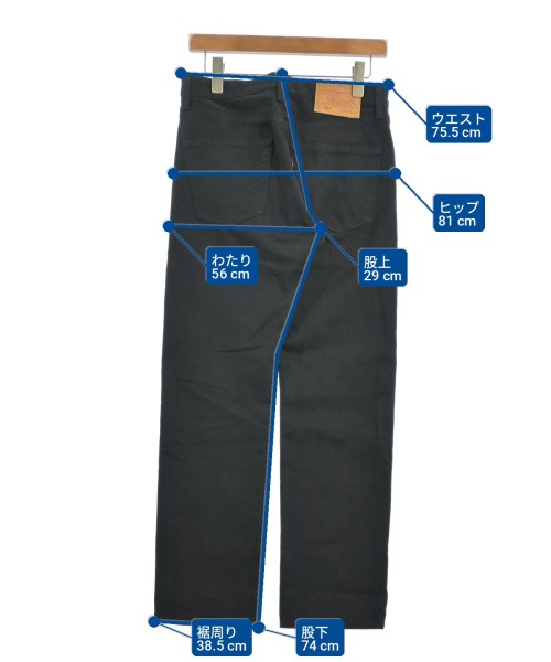 Levi's（リーバイス）デニムパンツ 黒 サイズ:29(S位) メンズ/2200701789053