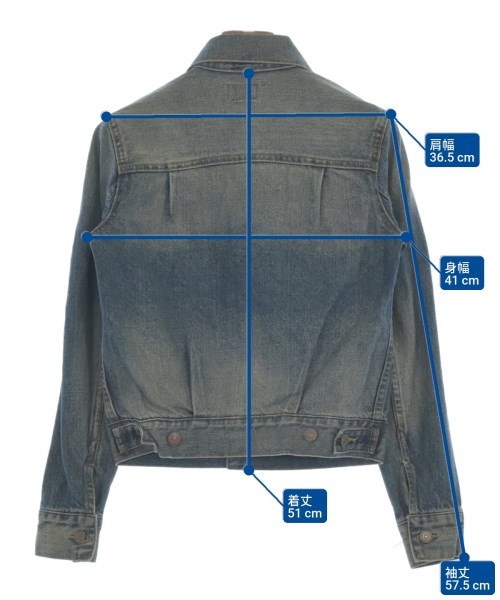 Levi's（リーバイス）デニムジャケット 紺 サイズ:S レディース/2200654663011