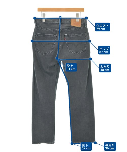 Levi's（リーバイス）デニムパンツ 黒 サイズ:30(M位) メンズ/2200655205029