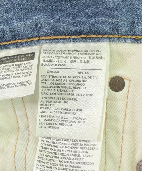 Levi's（リーバイス）デニムパンツ 青 サイズ:28(S位) メンズ/2200655205036
