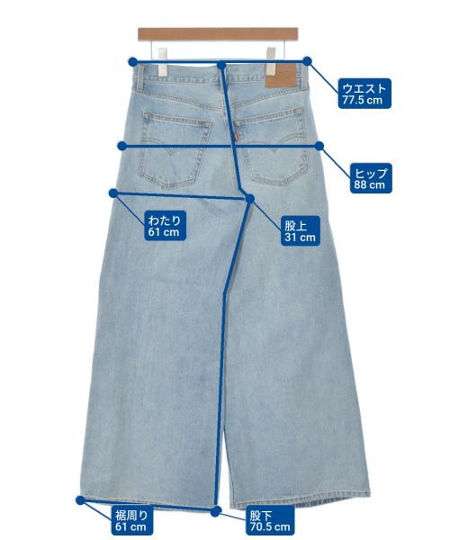 Levi's（リーバイス）デニムパンツ 青 サイズ:27(M位) レディース/2200655733119