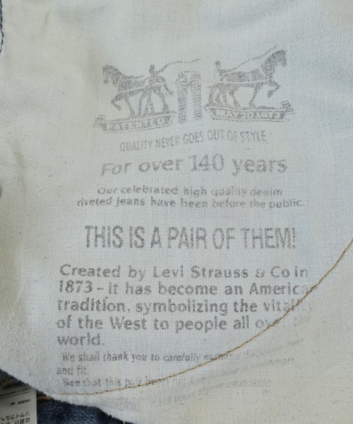 Levi's（リーバイス）デニムパンツ 紺 サイズ:35(XXL位) メンズ/2200656529070