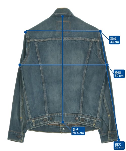 Levi's（リーバイス）デニムジャケット 青 サイズ:S メンズ/2200655864066
