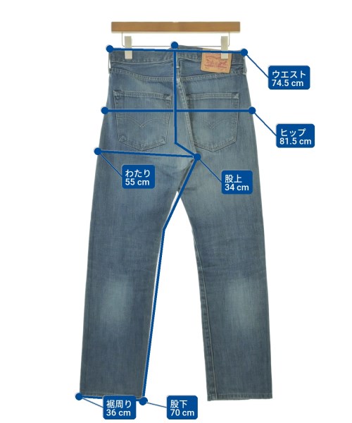 Levi's（リーバイス）デニムパンツ 青 サイズ:28(S位) メンズ/2200655864240