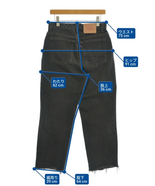 Levi's（リーバイス）デニムパンツ 黒 サイズ:-(M位) メンズ/2200654913154