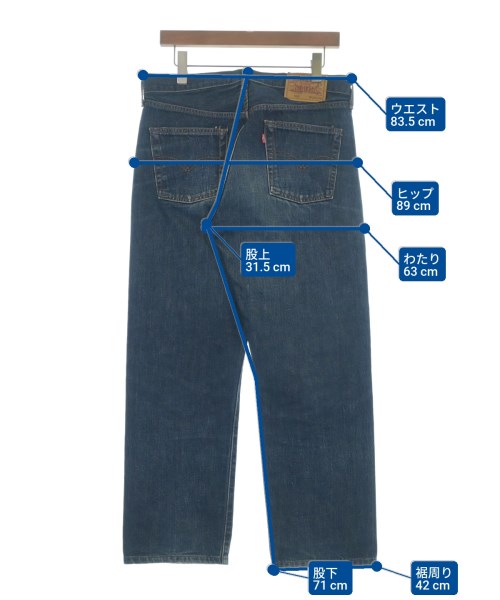 Levi's（リーバイス）デニムパンツ 紺 サイズ:34(XL位) メンズ/2200658549069