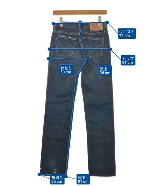 Levi's（リーバイス）デニムパンツ 紺 サイズ:28(L位) レディース/2200654940044