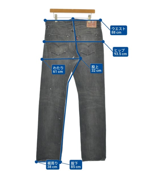 Levi's（リーバイス）デニムパンツ グレー サイズ:34(L位) メンズ/2200659083050