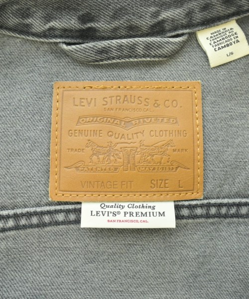 Levi's（リーバイス）デニムジャケット 黒 サイズ:L メンズ/2200659375049