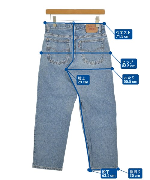 Levi's（リーバイス）デニムパンツ 青 サイズ:30(M位) レディース/2200657472047