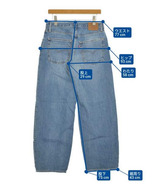 Levi's（リーバイス）デニムパンツ 青 サイズ:28(L位) レディース/2200658231117