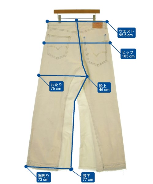 Levi's（リーバイス）デニムパンツ 白 サイズ:36(XXL位) メンズ/2200660684048