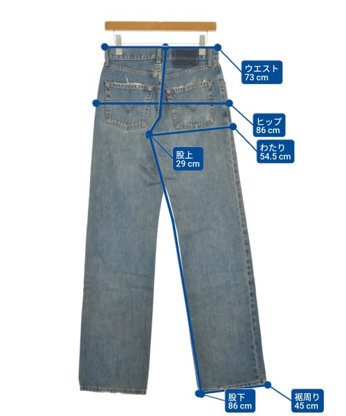 Levi's（リーバイス）デニムパンツ 紺 サイズ:29(S位) レディース/2200660863061