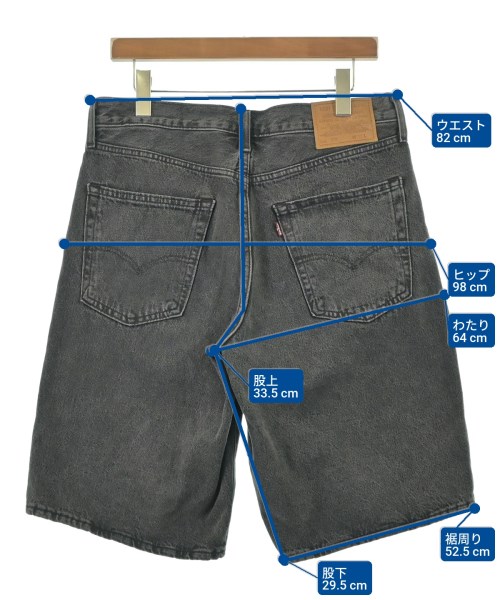 Levi's（リーバイス）ショートパンツ 黒 サイズ:32(L位) メンズ/2200662028048