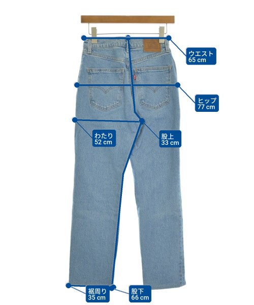Levi's（リーバイス）デニムパンツ 青 サイズ:26(M位) レディース/2200710601094