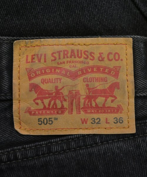 Levi's（リーバイス）デニムパンツ 黒 サイズ:32(L位) メンズ/2200709099314