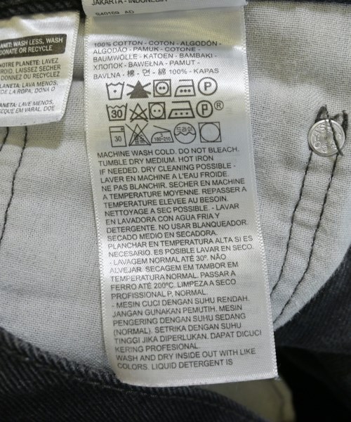 Levi's（リーバイス）デニムパンツ 黒 サイズ:32(L位) メンズ/2200709099314