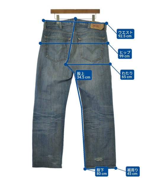 Levi's（リーバイス）デニムパンツ 紺 サイズ:38(XXL位) メンズ/2200700137107