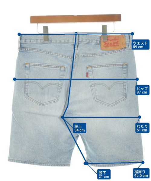 Levi's（リーバイス）ショートパンツ 青 サイズ:34(XL位) メンズ/2200712799058