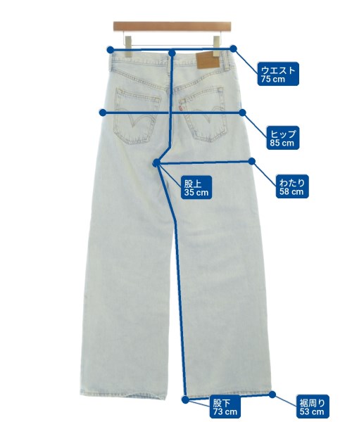 Levi's（リーバイス）デニムパンツ 青 サイズ:27(M位) レディース/2200708168042