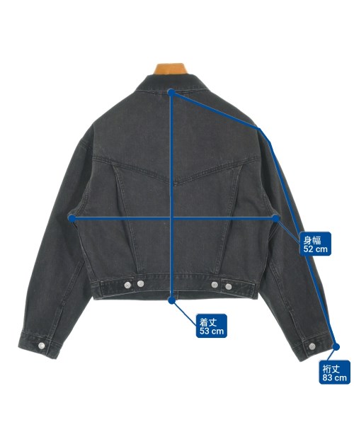 Levi's（リーバイス）デニムジャケット 黒 サイズ:S レディース/2200711867123