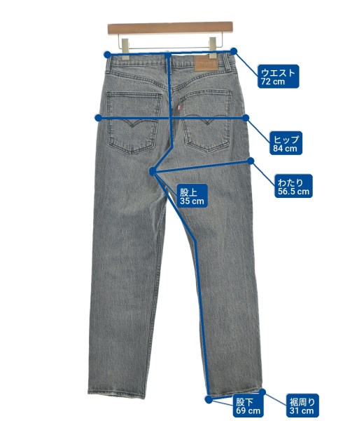 Levi's（リーバイス）デニムパンツ 黒 サイズ:29(L位) レディース/2200713364026