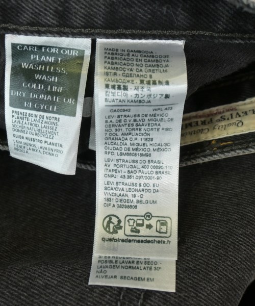 Levi's（リーバイス）デニムパンツ 黒 サイズ:27(M位) レディース/2200714352022