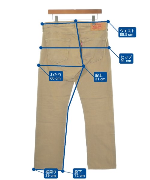 Levi's（リーバイス）デニムパンツ ベージュ サイズ:32(L位) メンズ/2200711556041
