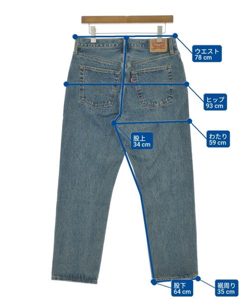 Levi's（リーバイス）デニムパンツ 青 サイズ:-(XL位) レディース/2200715373804
