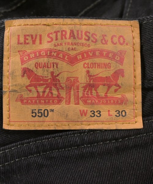 Levi's（リーバイス）デニムパンツ 黒 サイズ:33(L位) メンズ/2200713250183