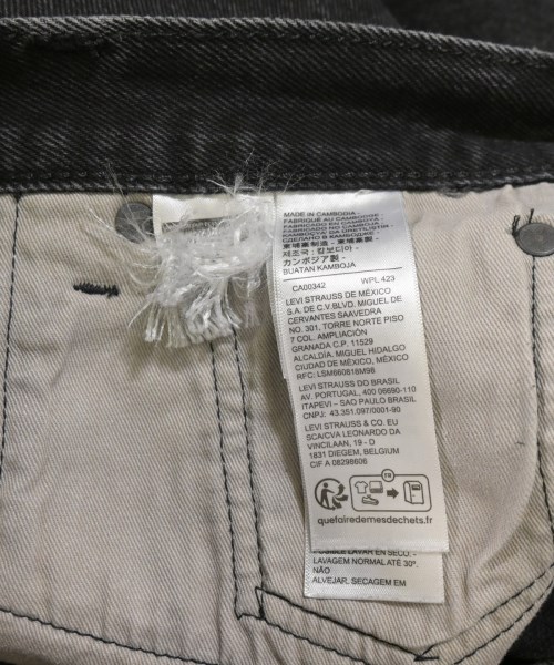 Levi's（リーバイス）デニムパンツ 黒 サイズ:30(M位) メンズ/2200716458012