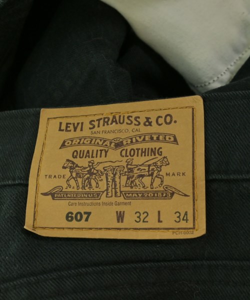Levi's（リーバイス）デニムパンツ 黒 サイズ:32(L位) メンズ/2200711365445
