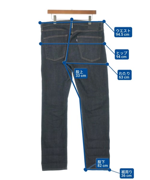 LEVI'S MADE&CRAFTED（リーバイスメイドアンドクラフテッド）デニムパンツ 紺 サイズ:36(XXL位) メンズ/2200717360093
