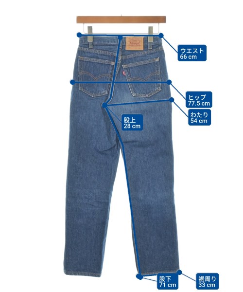 Levi's（リーバイス）デニムパンツ 紺 サイズ:27(M位) レディース/2200713784022