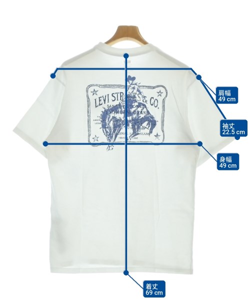 Levi's（リーバイス）Tシャツ・カットソー 白 サイズ:S メンズ/2200719124044