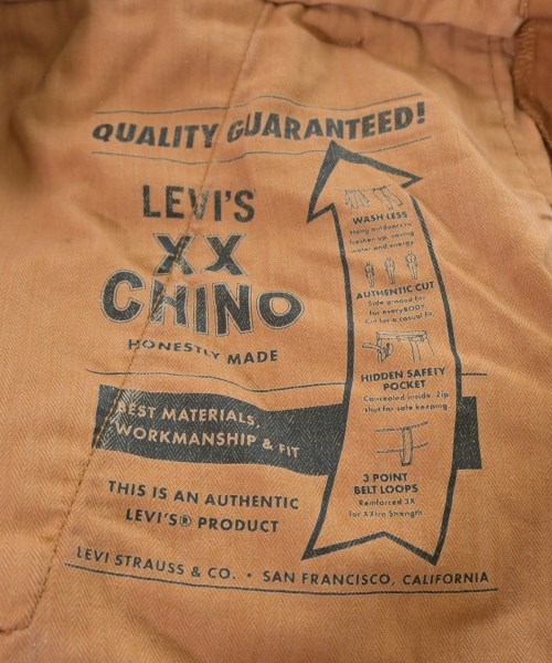Levi's（リーバイス）チノパン 茶 サイズ:34(XL位) メンズ/2200634044076