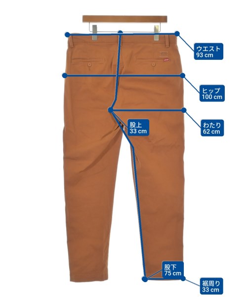 Levi's（リーバイス）チノパン 茶 サイズ:34(XL位) メンズ/2200634044076