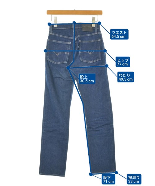 LEVI'S MADE&CRAFTED（リーバイスメイドアンドクラフテッド）デニムパンツ 青 サイズ:24(S位) レディース/2200645727029