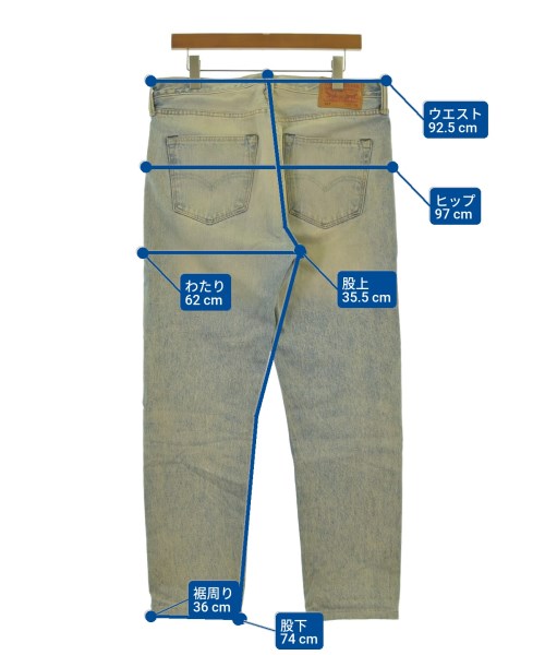 Levi's（リーバイス）デニムパンツ 青 サイズ:33(L位) メンズ/2200646286105