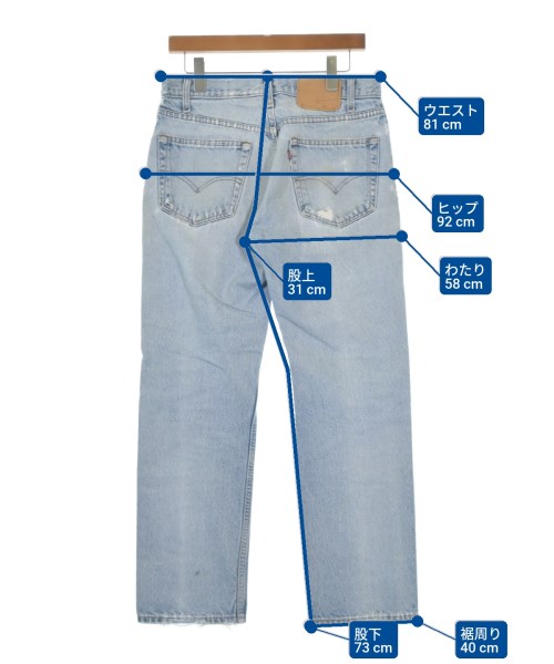 Levi's（リーバイス）デニムパンツ 青 サイズ:-(M位) メンズ/2200646692036