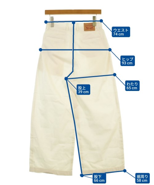 Levi's（リーバイス）チノパン 白 サイズ:26(M位) レディース/2200638191028
